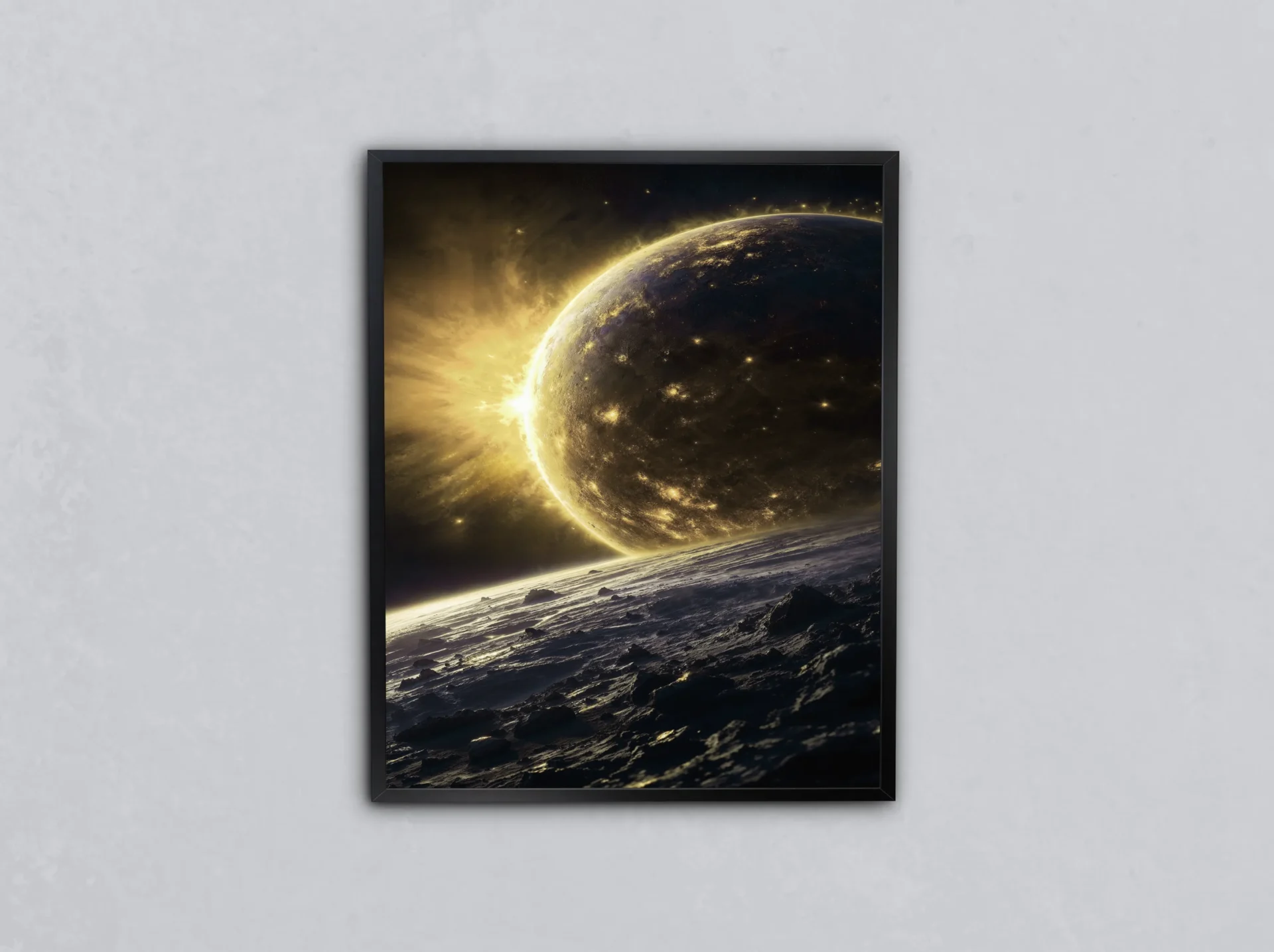 Güneşin Doğuşu Metal Tablo