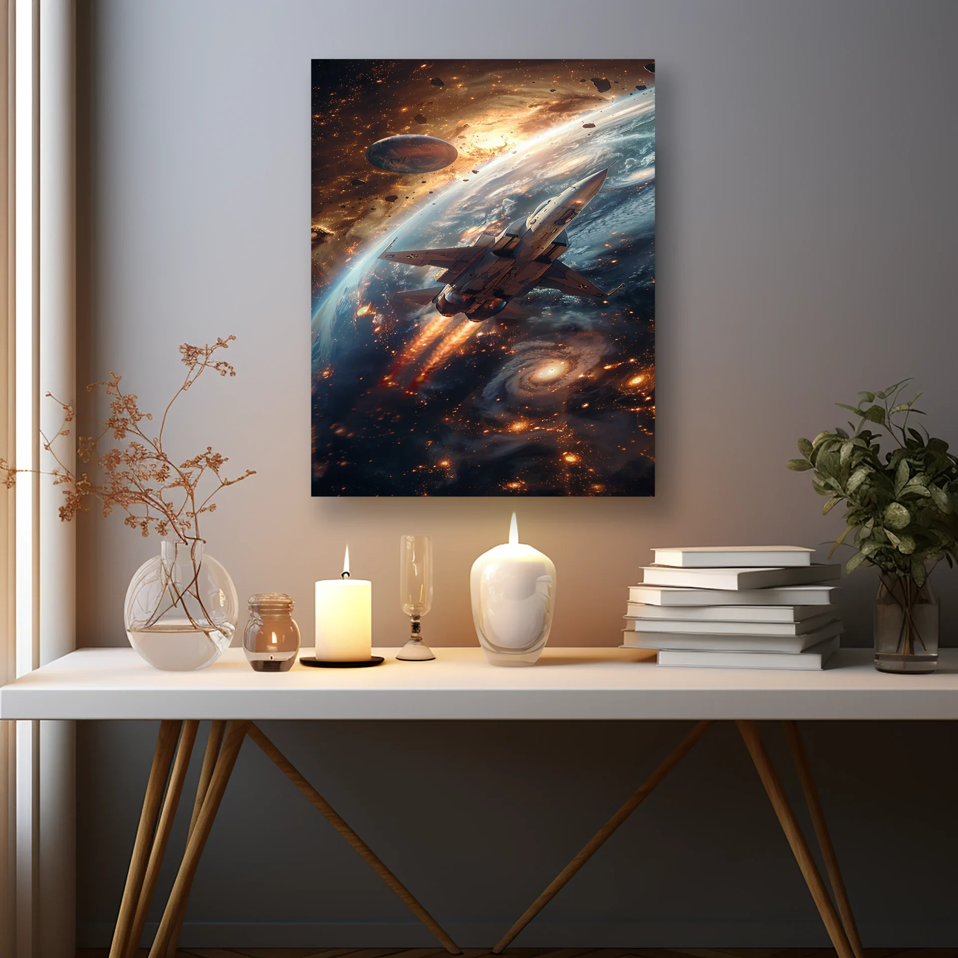 İstila Altındaki Dünya Metal Tablo - Görsel 2