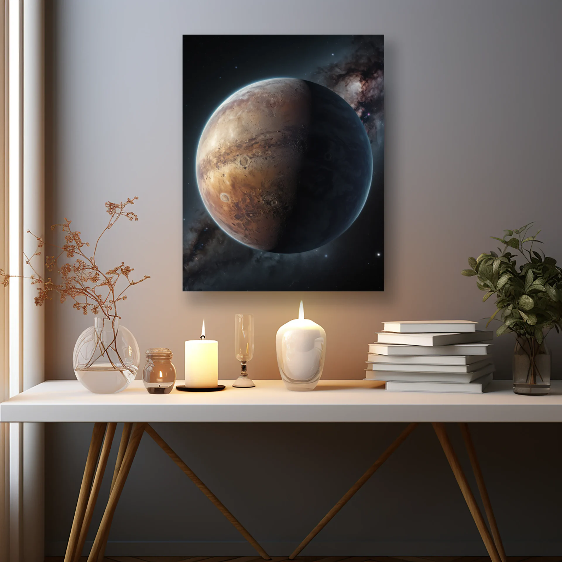 Jüpiter’in Sessizliği Metal Tablo - Görsel 2