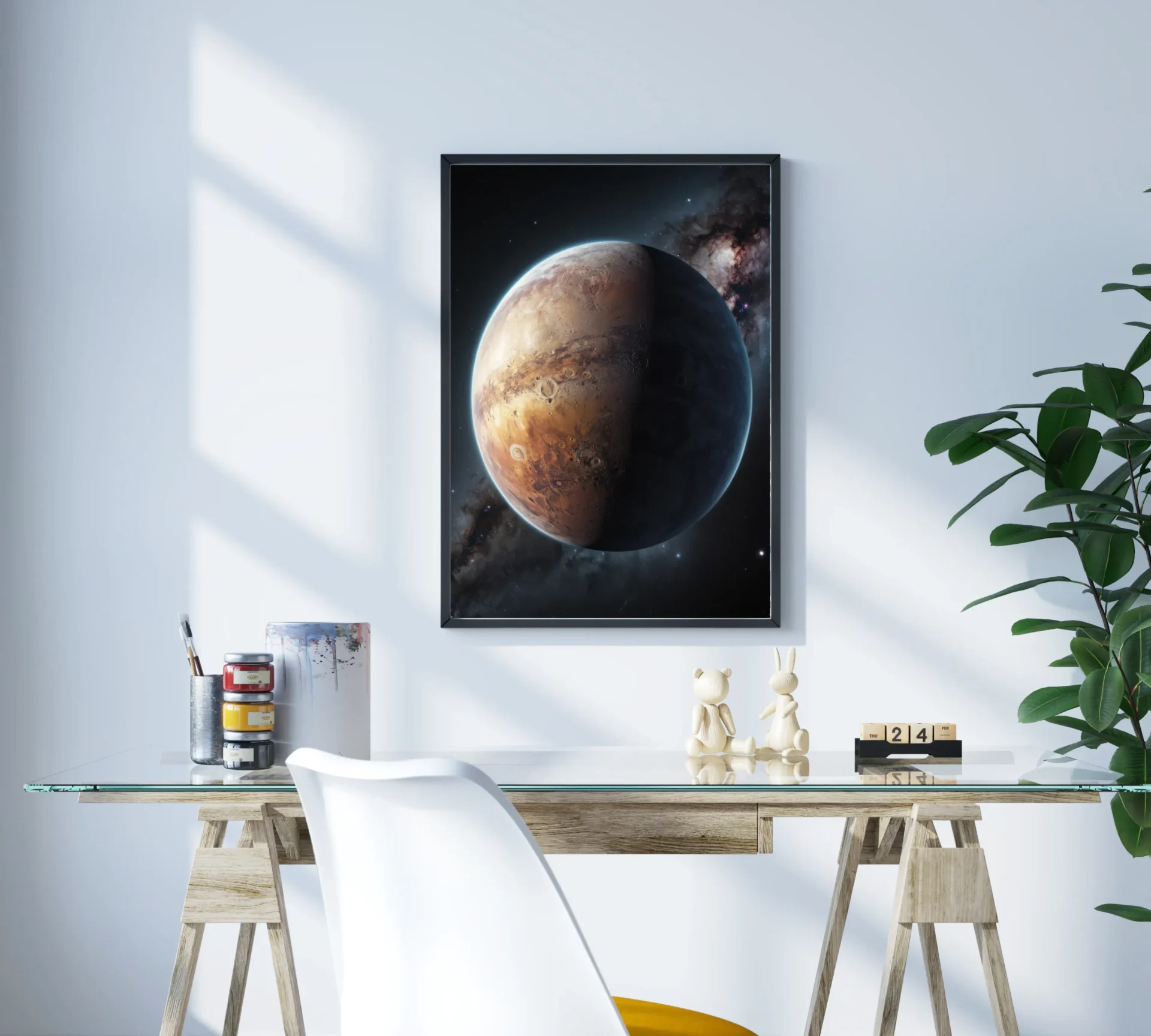 Jüpiter’in Sessizliği Metal Tablo - Görsel 3