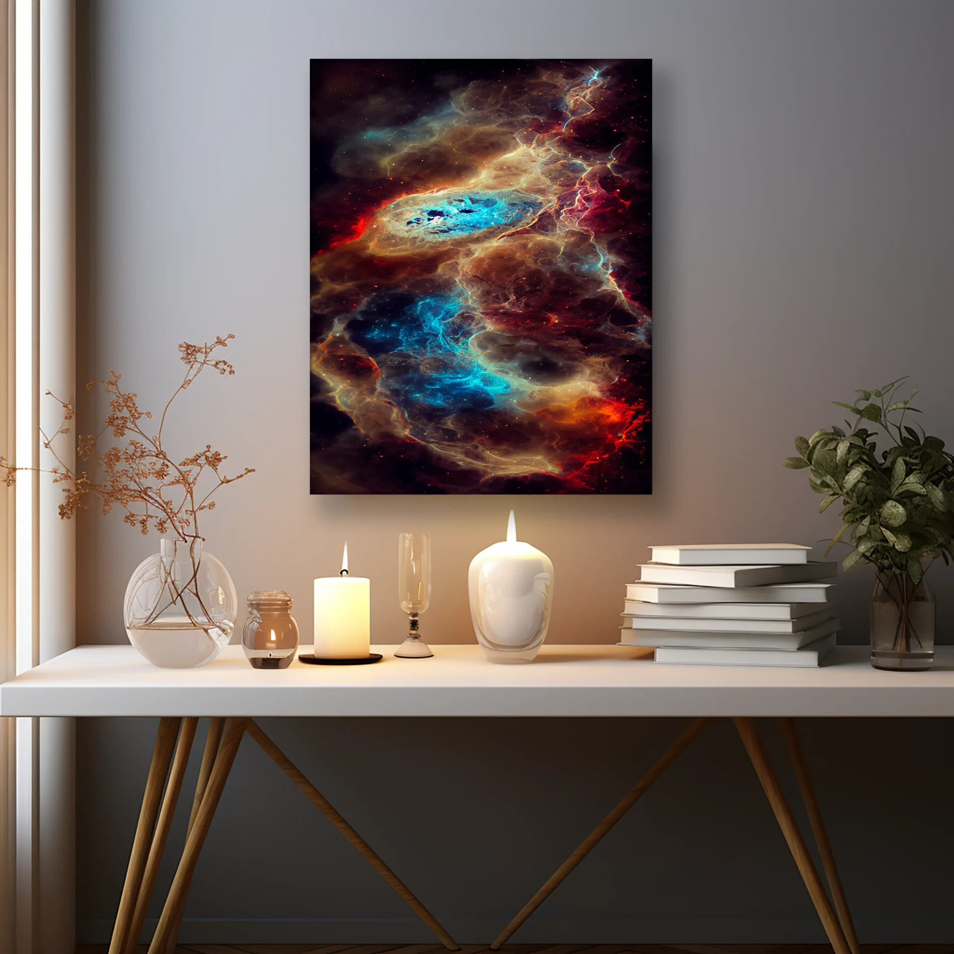 Galaksinin Kalbi Metal Tablo - Görsel 2