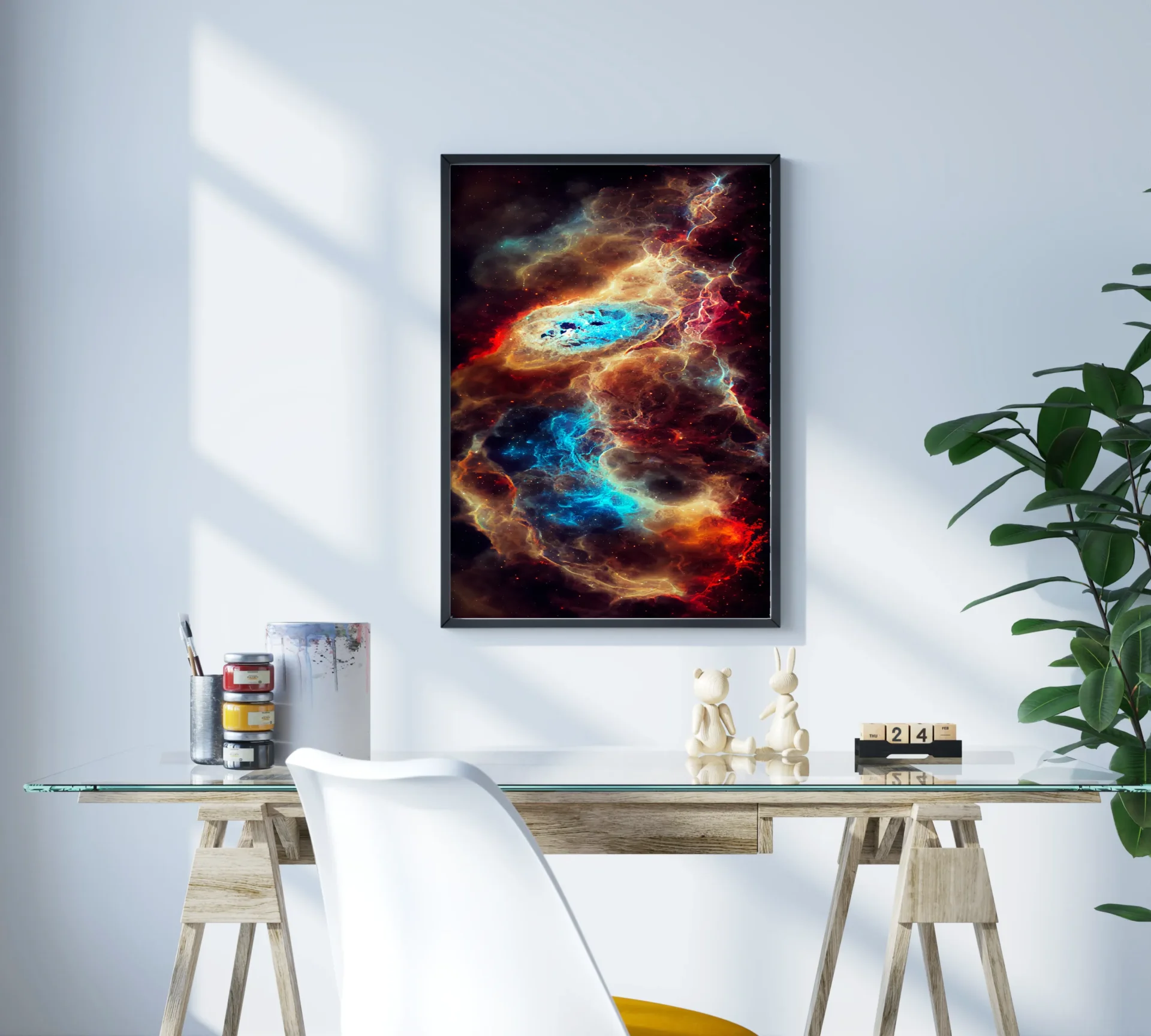 Galaksinin Kalbi Metal Tablo - Görsel 3