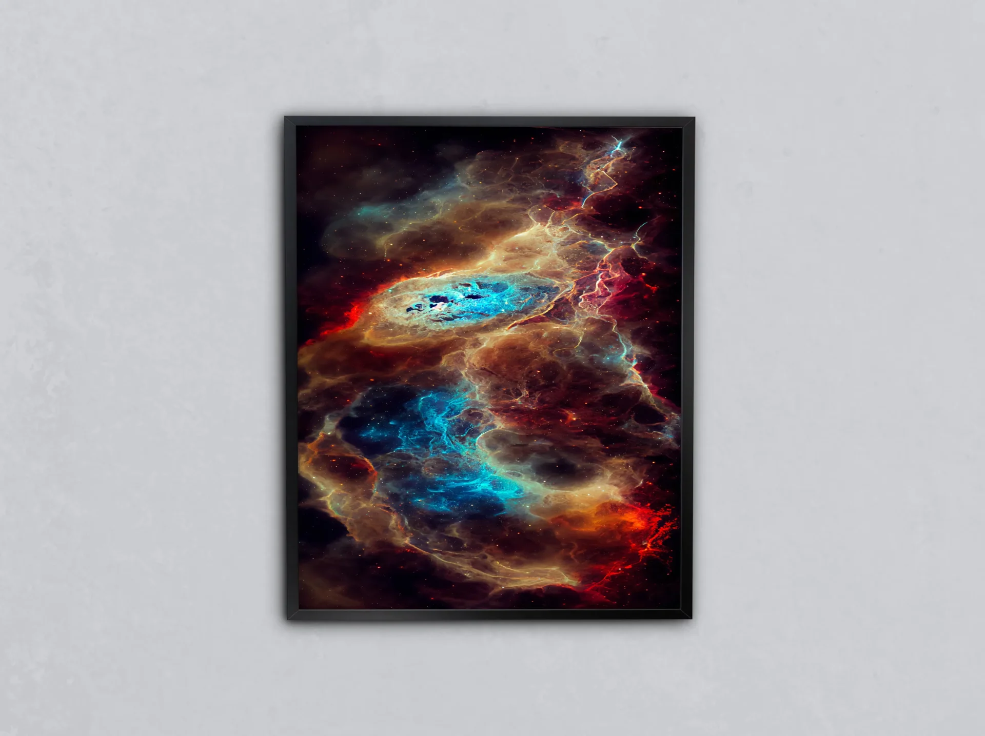 Galaksinin Kalbi Metal Tablo