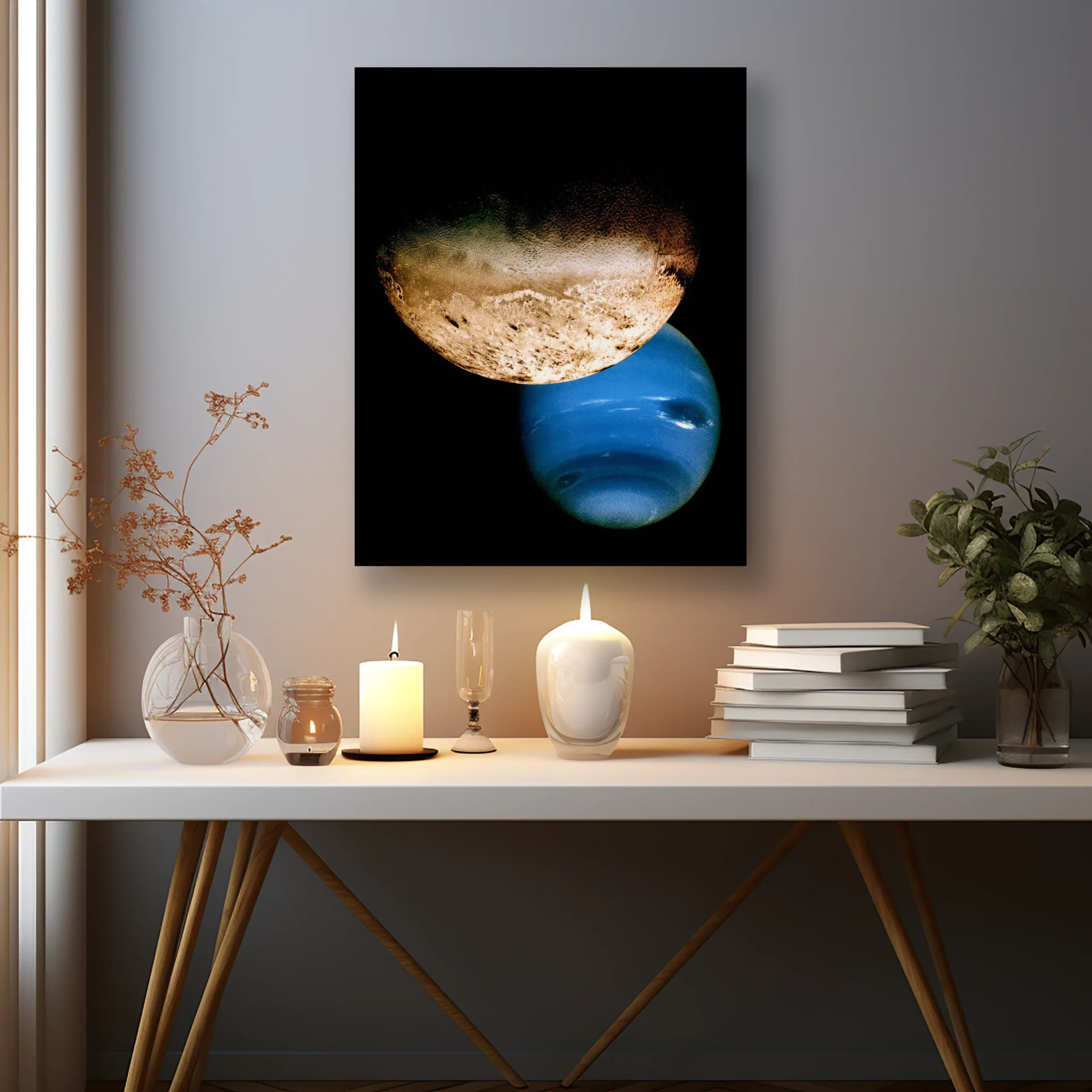 Zıtlıkların Dansı Metal Tablo - Görsel 2