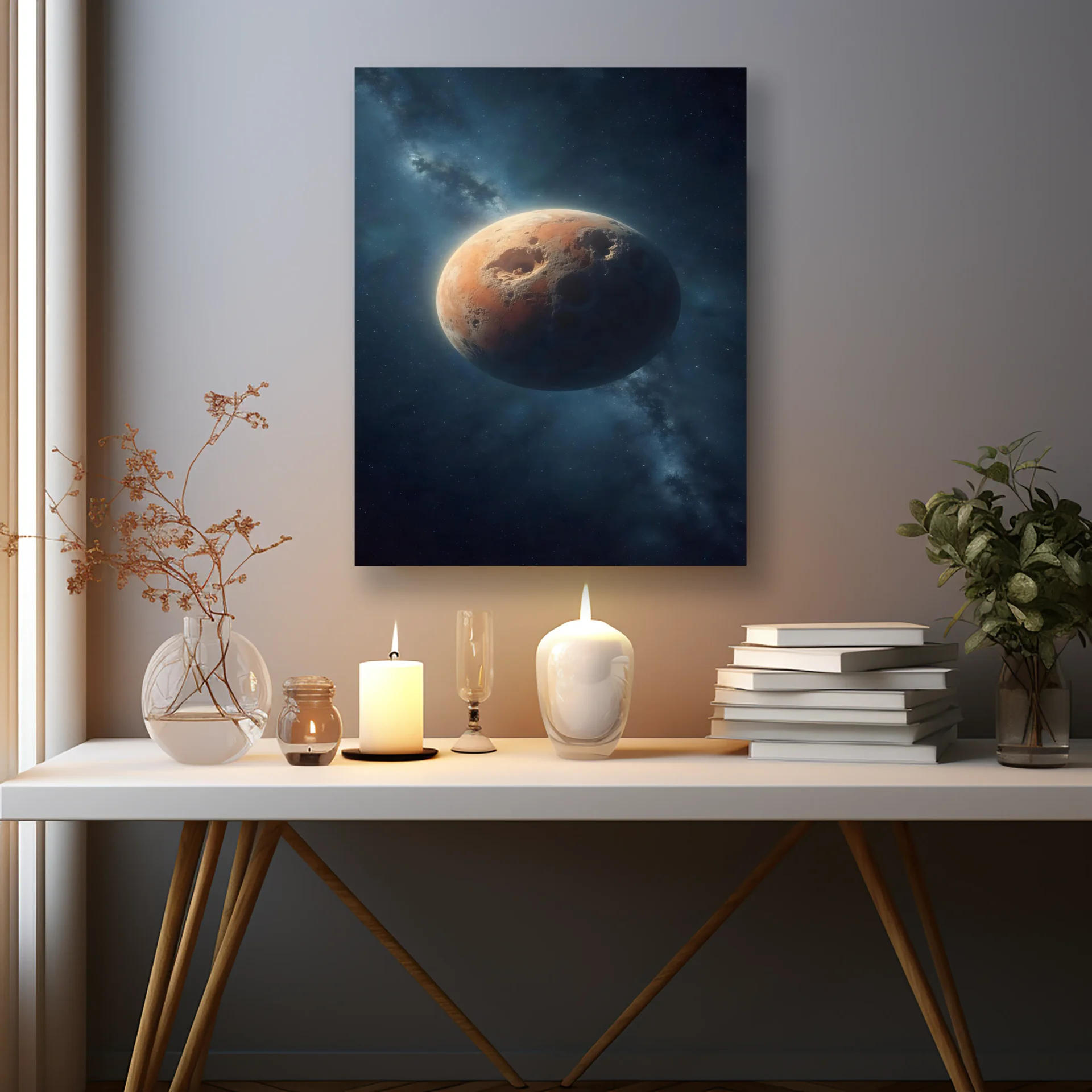 Soğuk Yalnızlık Metal Tablo - Görsel 2