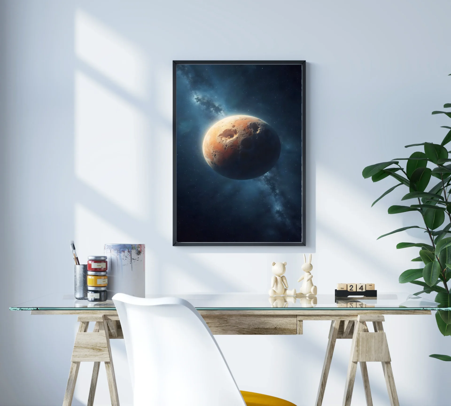 Soğuk Yalnızlık Metal Tablo - Görsel 3