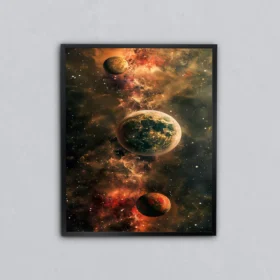 Nebulanın Doğumu Metal Tablo