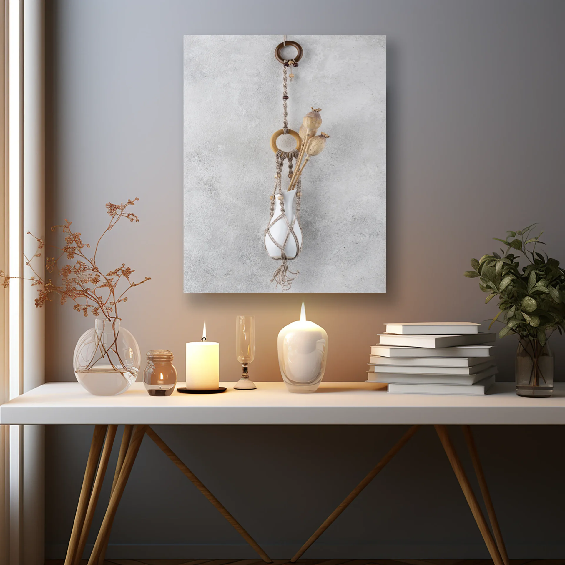 Bohem Anahtar ve Tüy Detaylı Tablo - Görsel 2