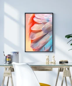 Pastel Tüyler Sanatsal Tablo - Görsel 3