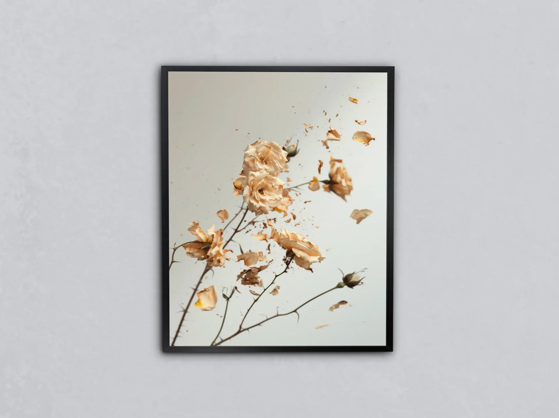 Solgun Zamanlar Metal Tablo