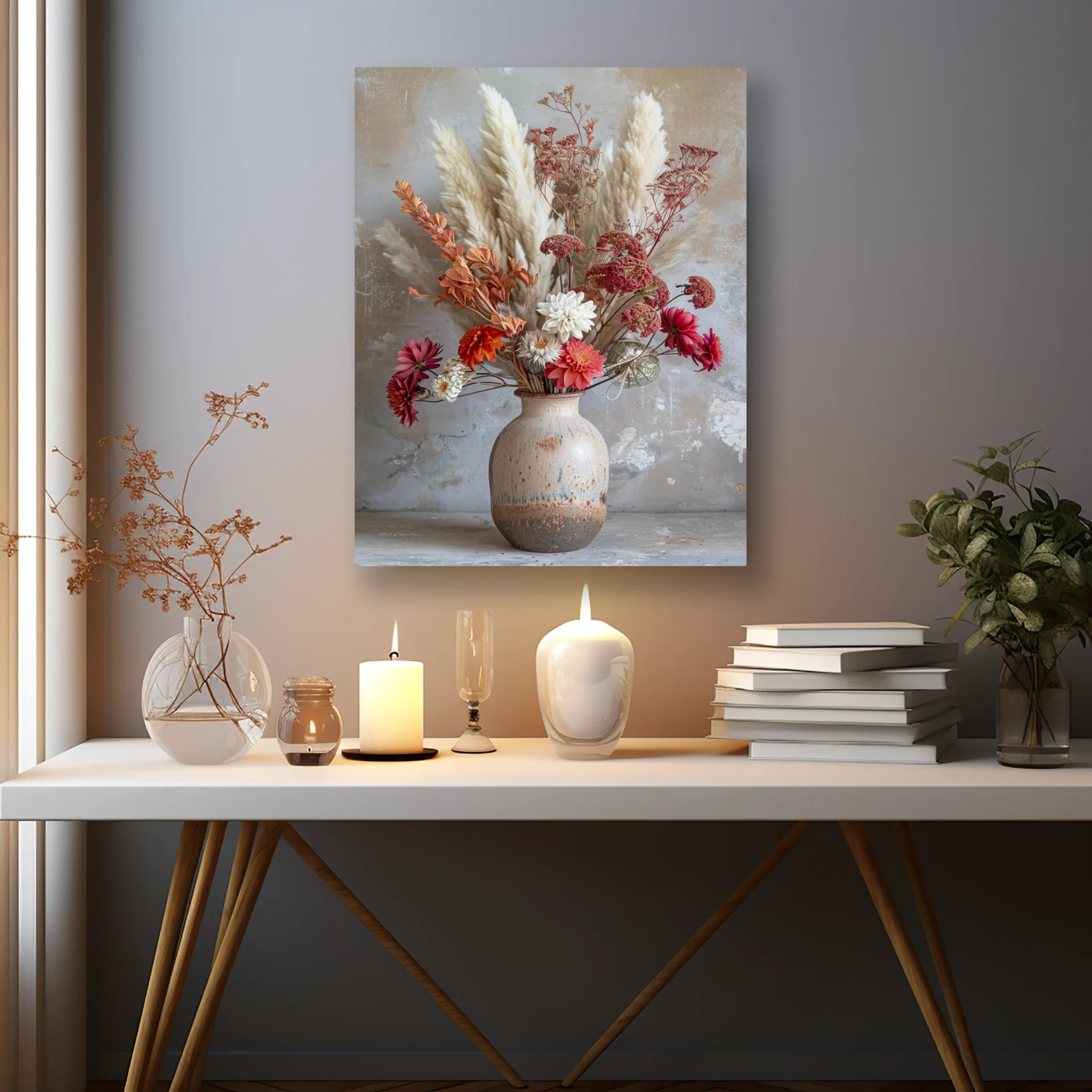 Vazonun Sırrı Metal Tablo - Görsel 2