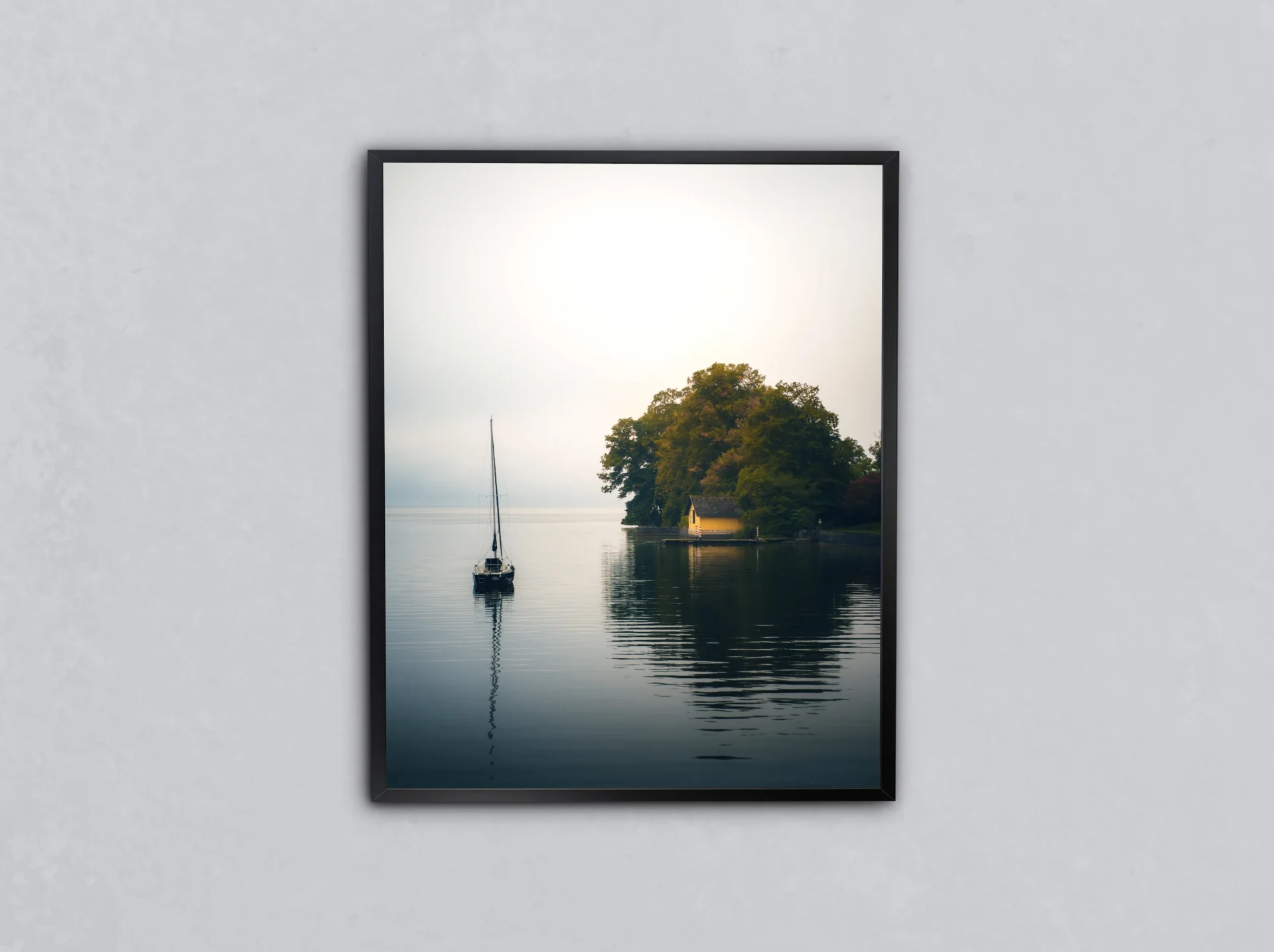 Sessiz Göl Metal Tablo