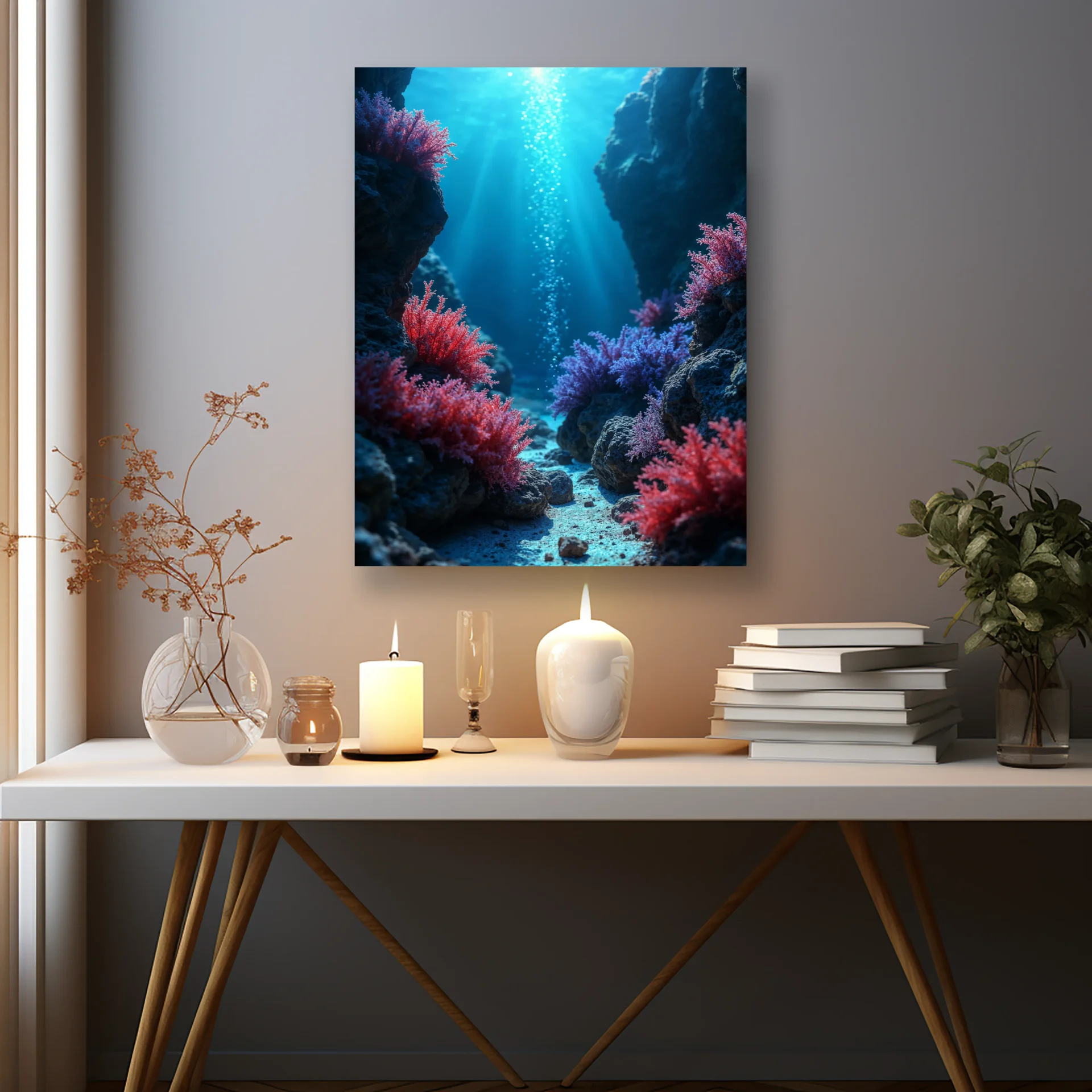 Derinlerin Rüyası Metal Tablo - Görsel 2