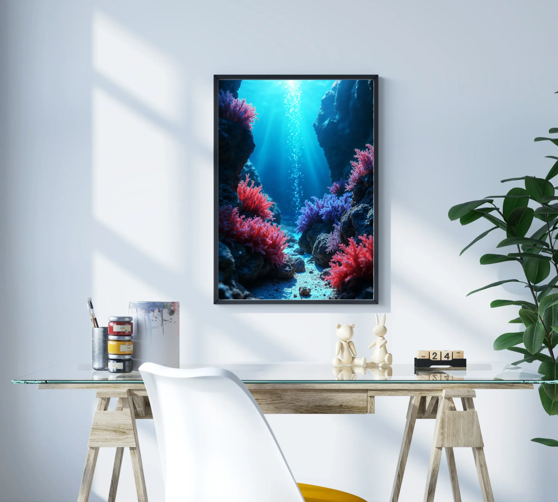 Derinlerin Rüyası Metal Tablo - Görsel 3