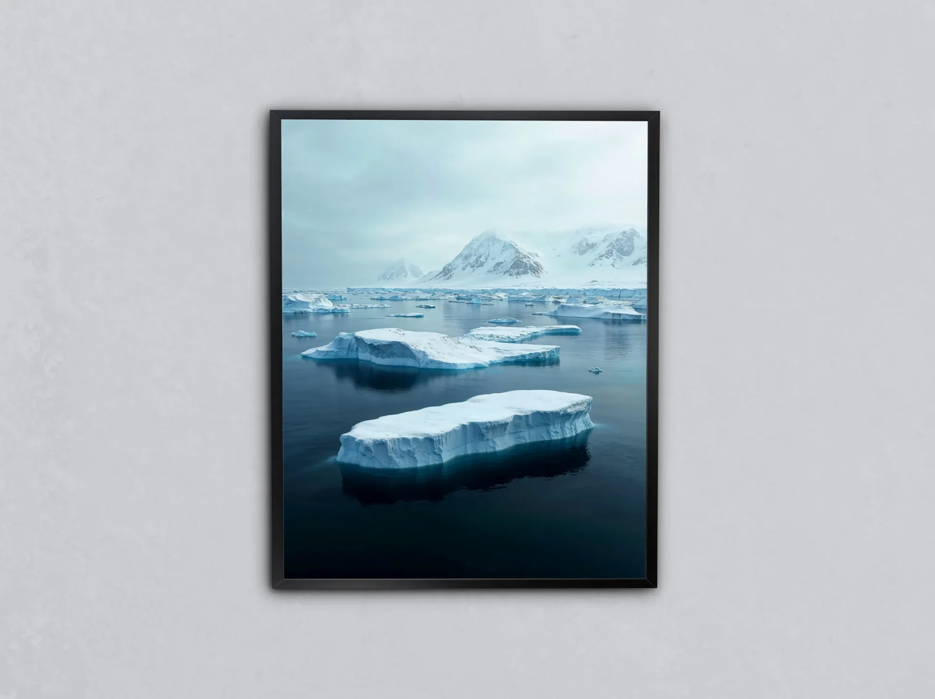 Buzda Yolculuk Metal Tablo