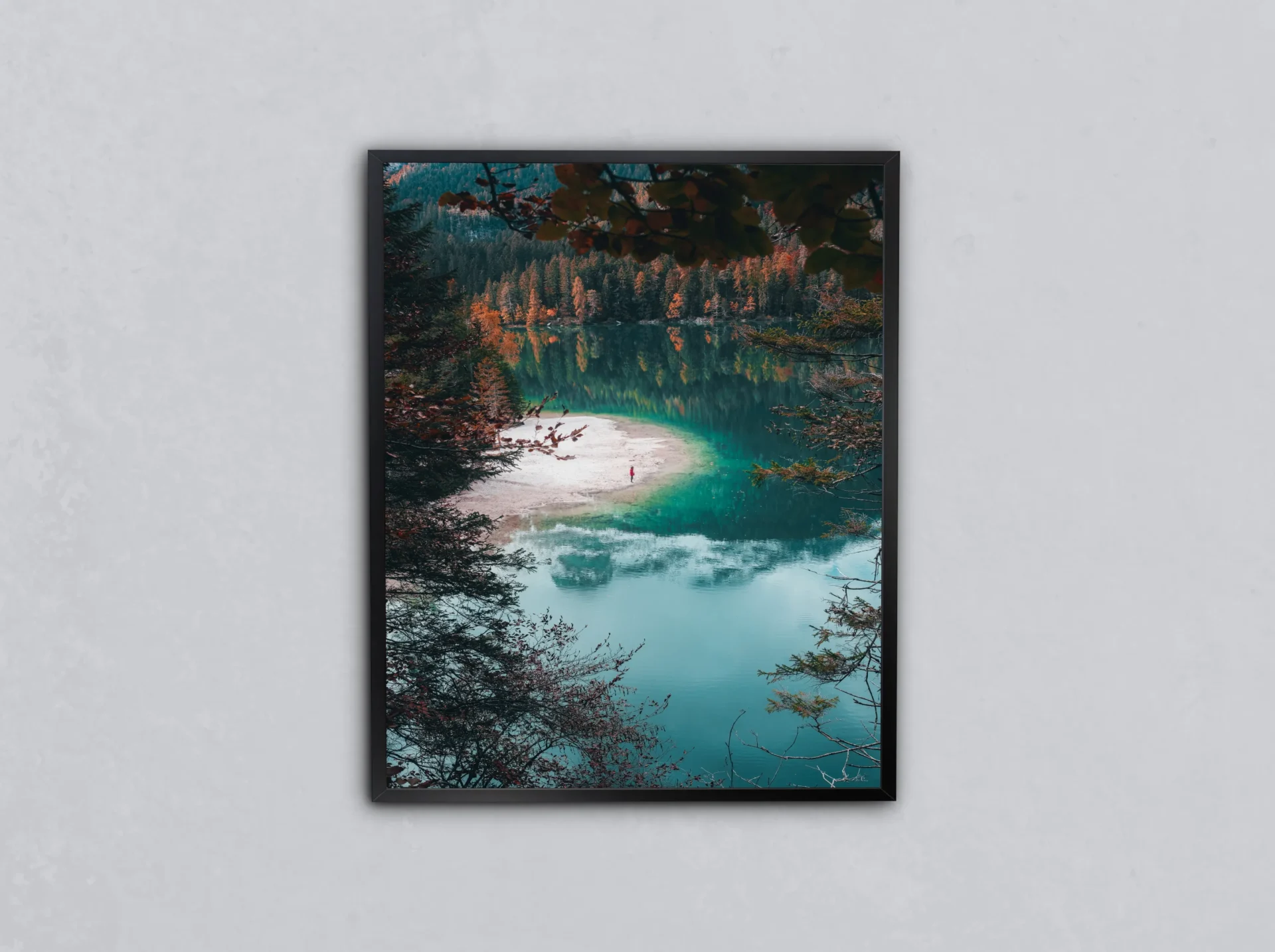 Doğanın Aynası Metal Tablo