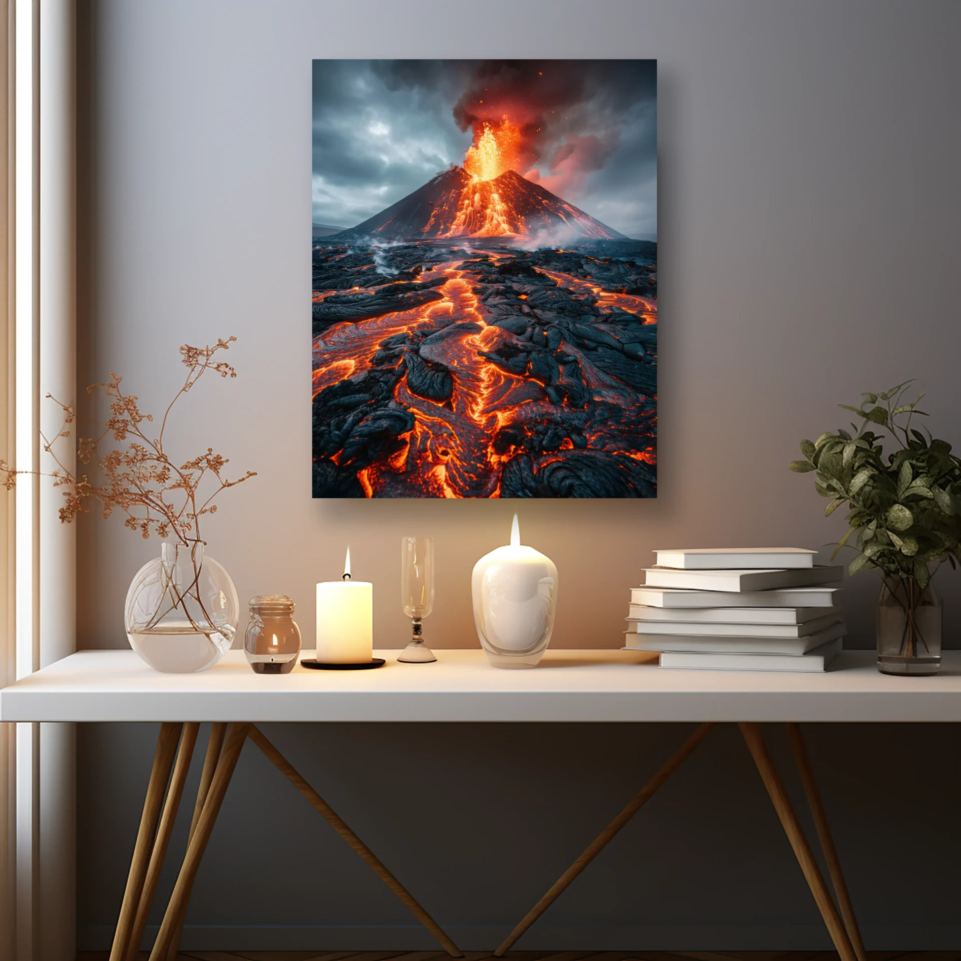 Lavın Çağrısı Metal Tablo - Görsel 2