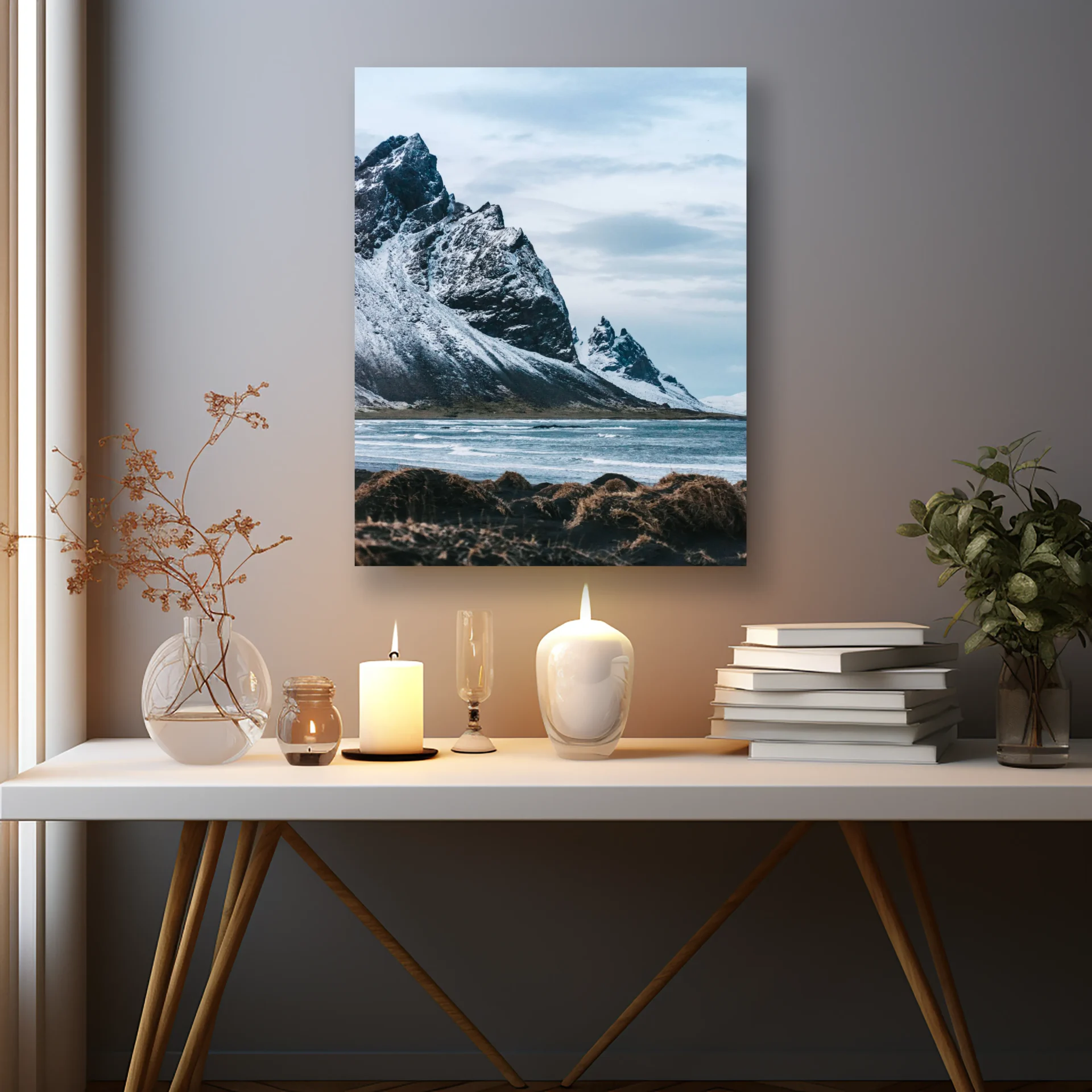 Zirvenin Sükûneti Metal Tablo - Görsel 2