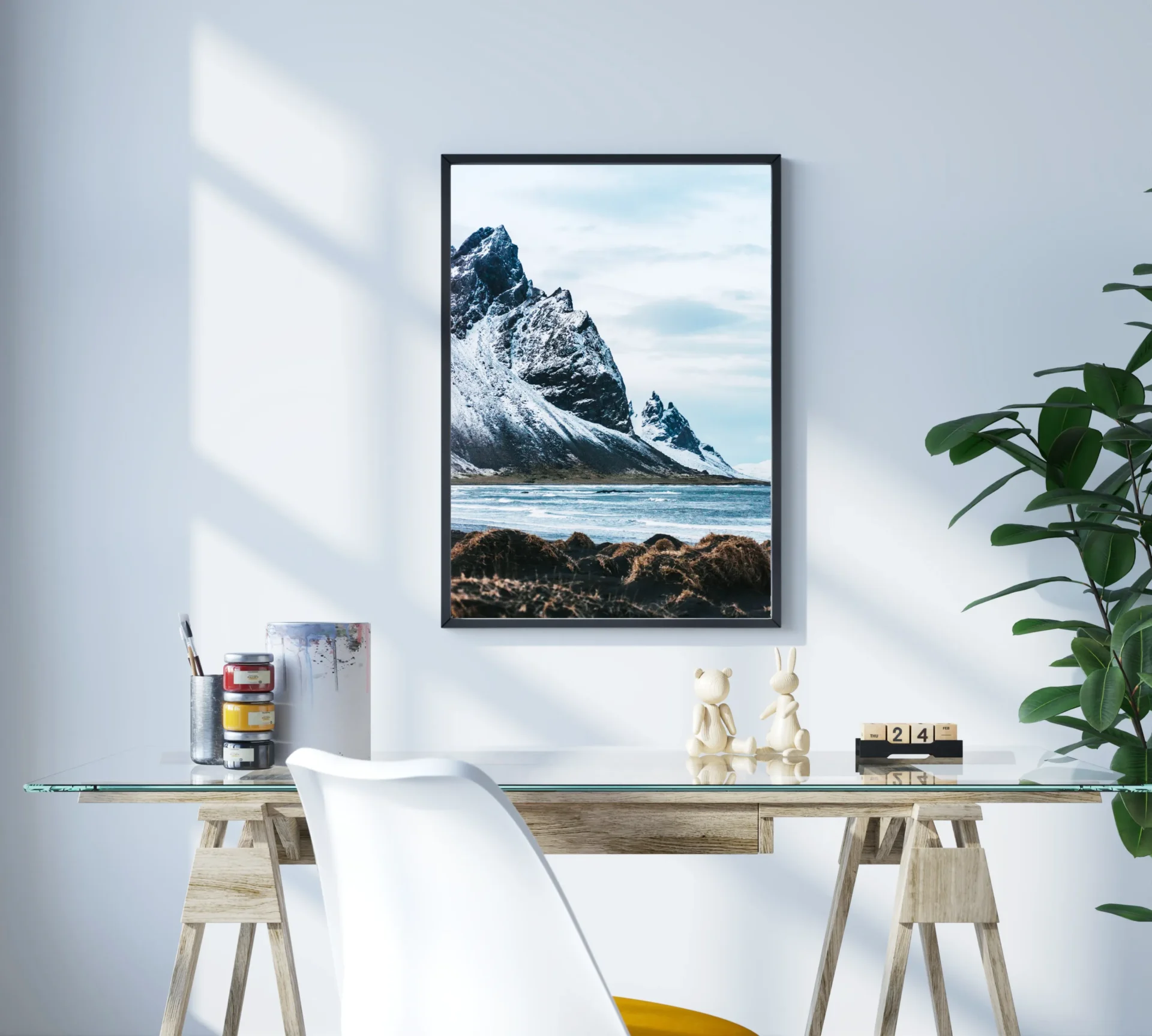 Zirvenin Sükûneti Metal Tablo - Görsel 3