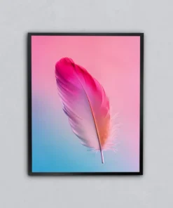 Pembe Tüy Rüyası Metal Tablo