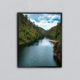 Orman Nehri Metal Tablo