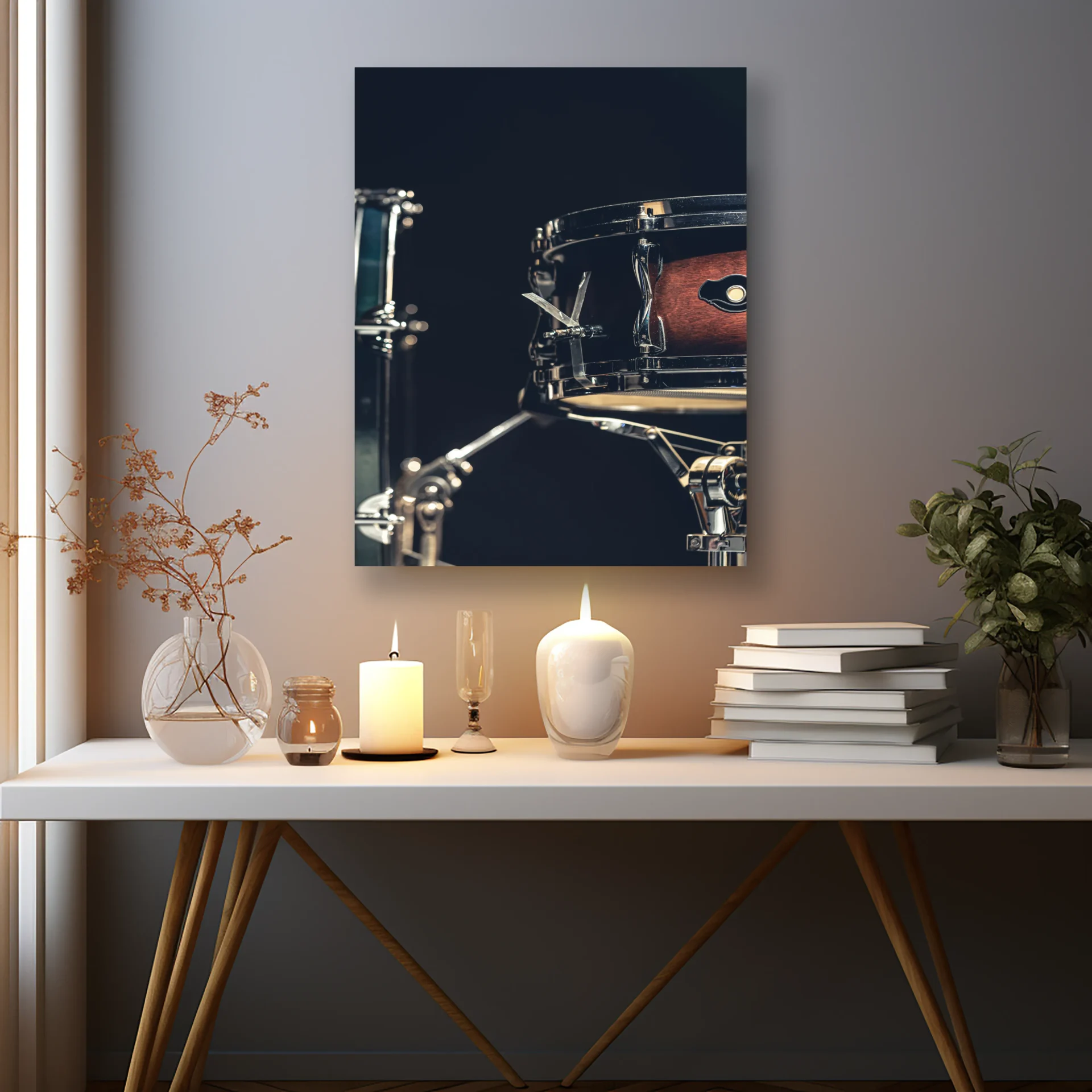 Trampet Detayı Metal Tablo - Görsel 2