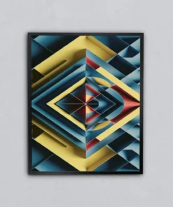 Evrenin Katmanları Metal Tablo