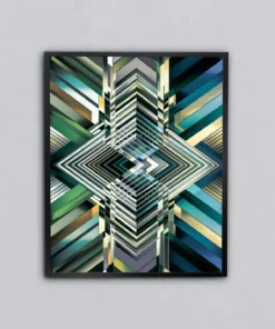 Holografik Derinlik Metal Tablo