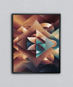 Boyutsal Simetri Metal Tablo