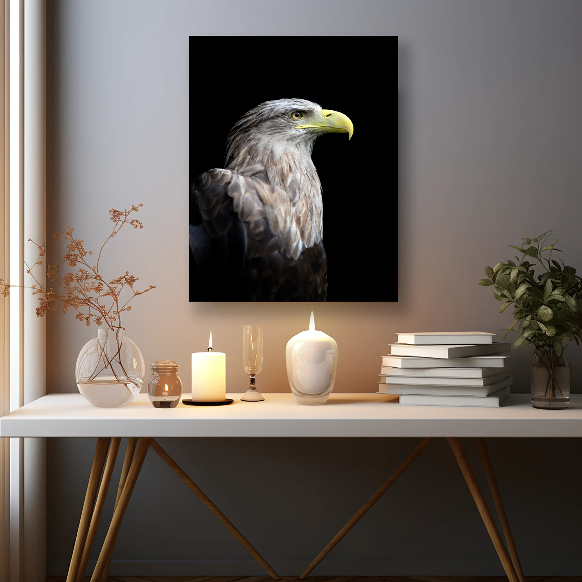 Gökyüzü Kartalı Metal Tablo - Görsel 2