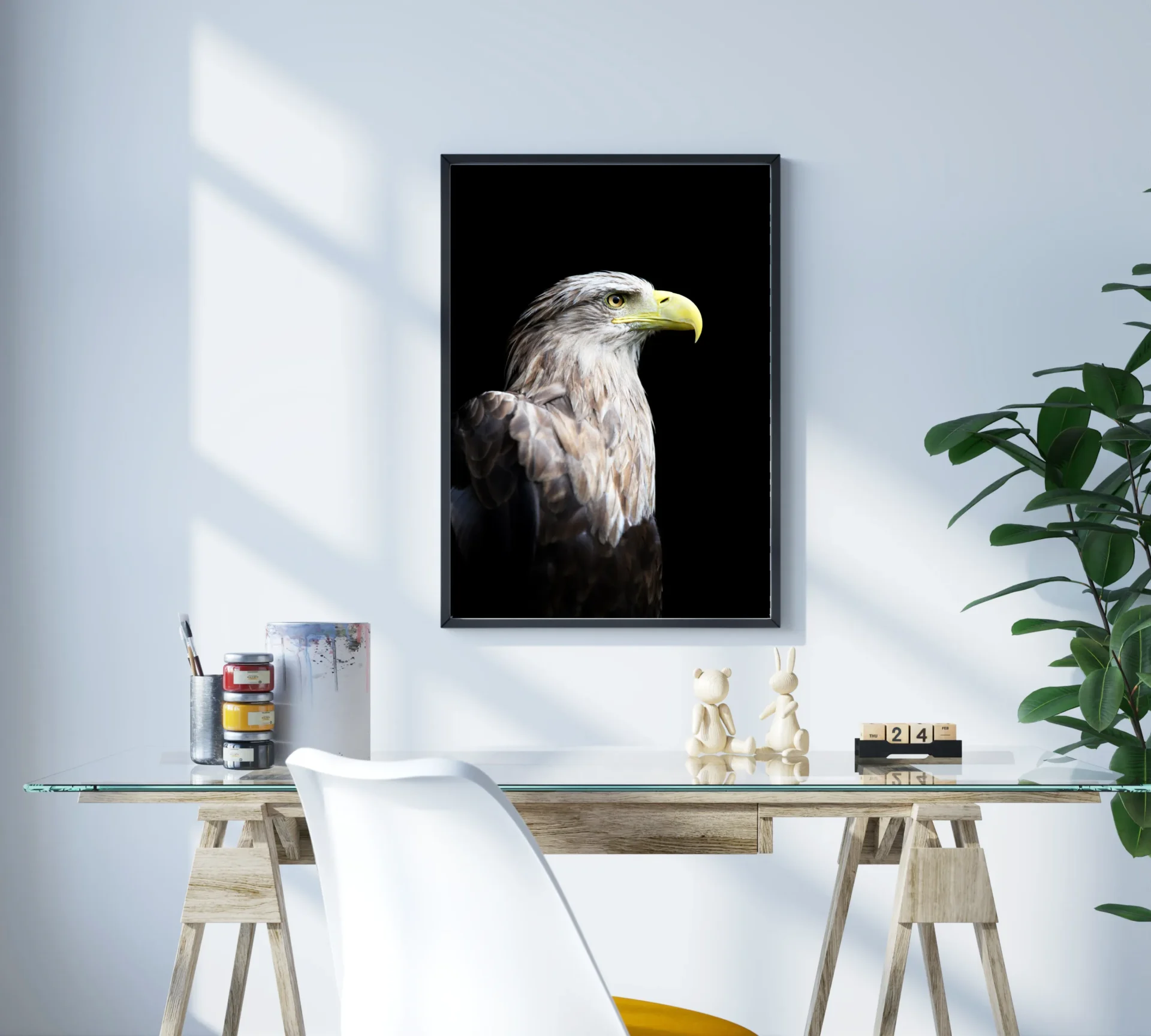 Gökyüzü Kartalı Metal Tablo - Görsel 3