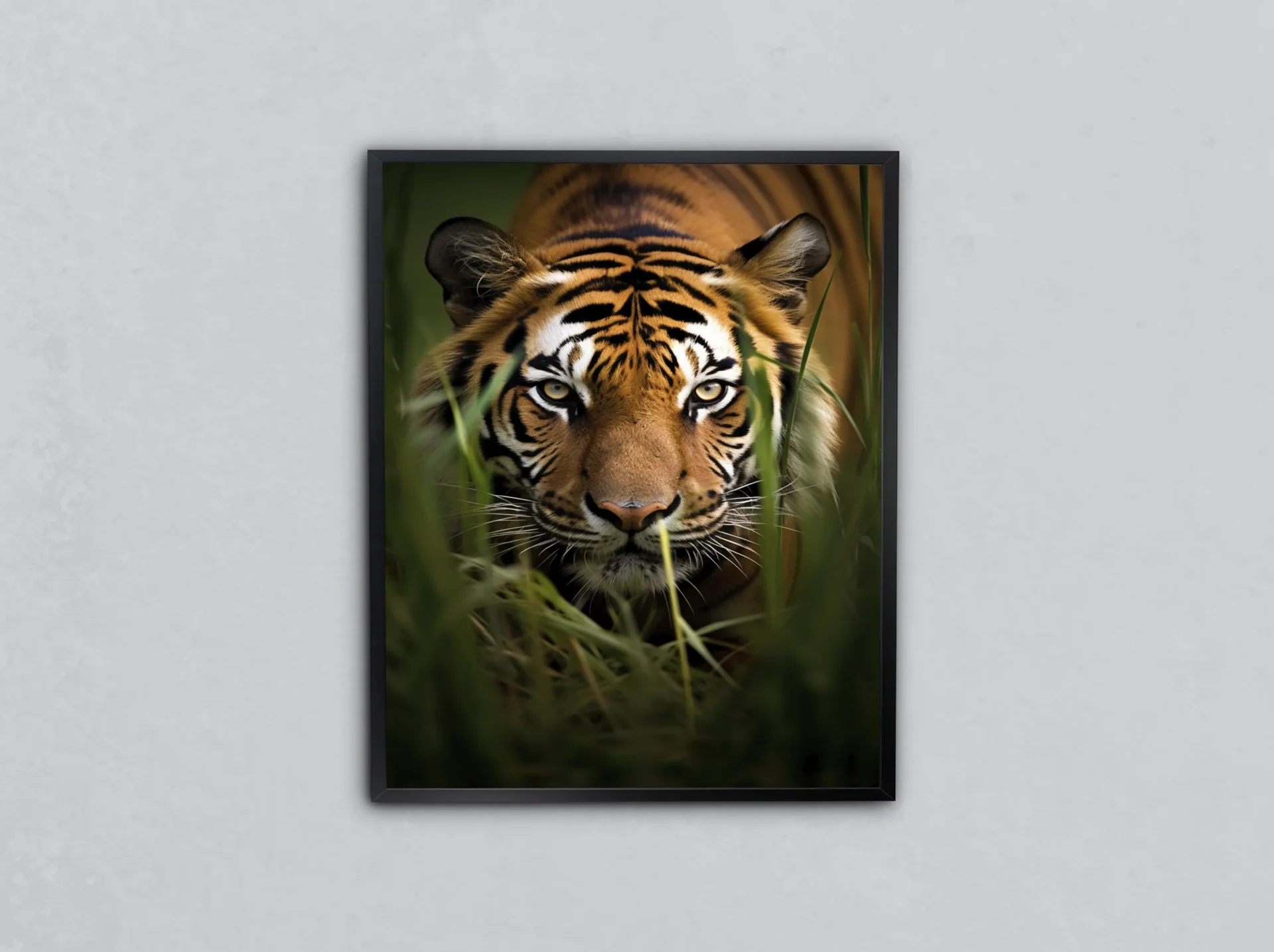 Yeşil Avcı Metal Tablo