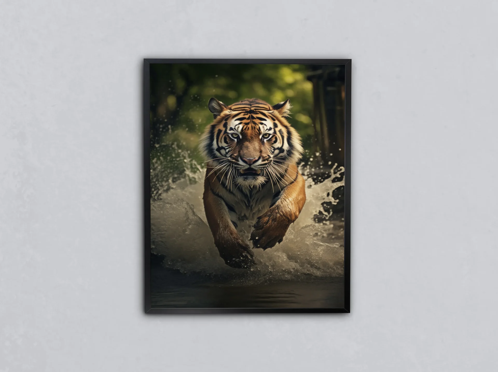 Sıçrayan Yırtıcı Metal Tablo