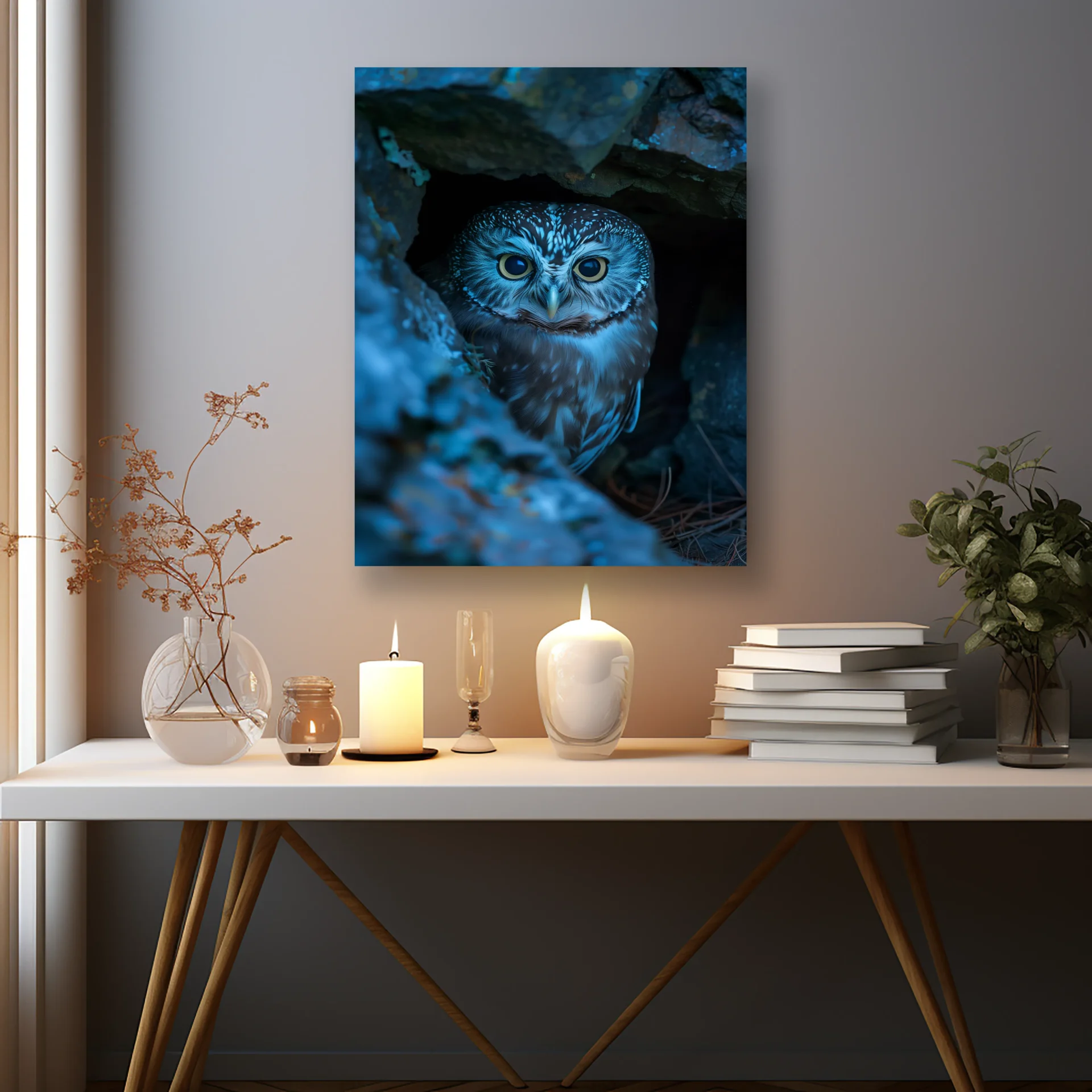 Mağaranın Sessiz Tanığı Metal Tablo - Görsel 2