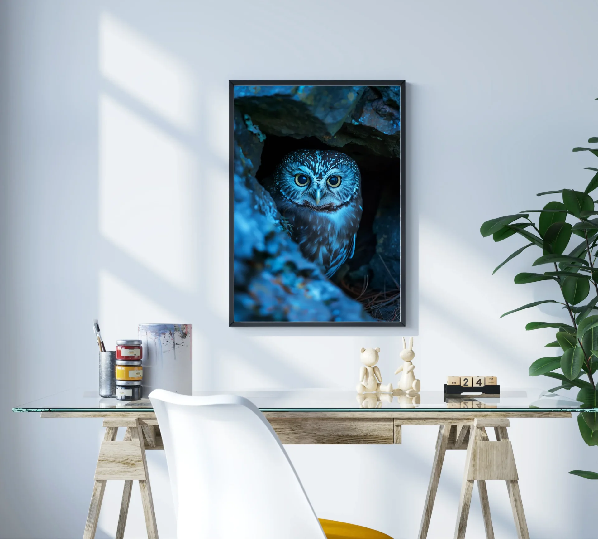 Mağaranın Sessiz Tanığı Metal Tablo - Görsel 3