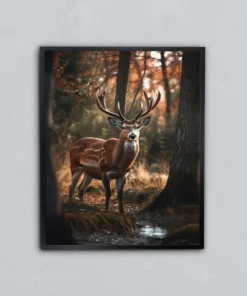 Ormanın Kalbi Metal Tablo