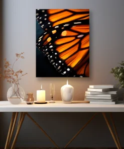 Alternative view of Monark Kelebeği Metal Tablo