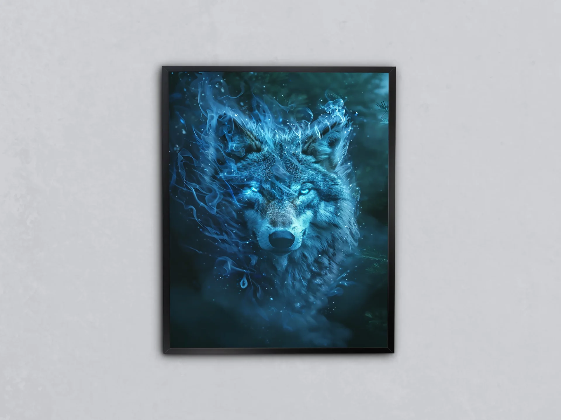 Mavi Ruh Metal Tablo