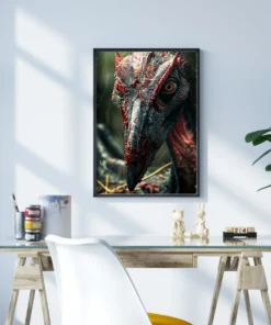 Zamanın Unuttuğu Canavar Metal Tablo - Görsel 3