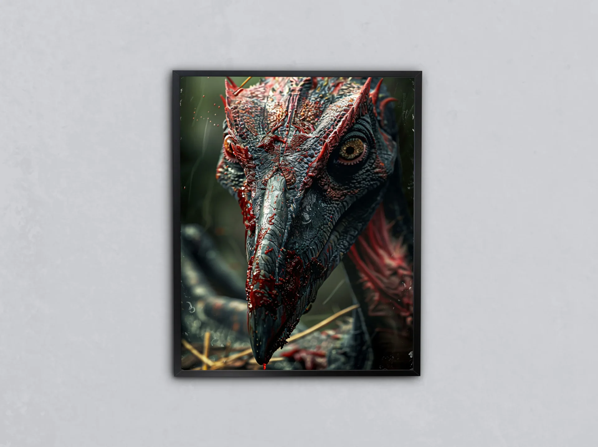 Zamanın Unuttuğu Canavar Metal Tablo