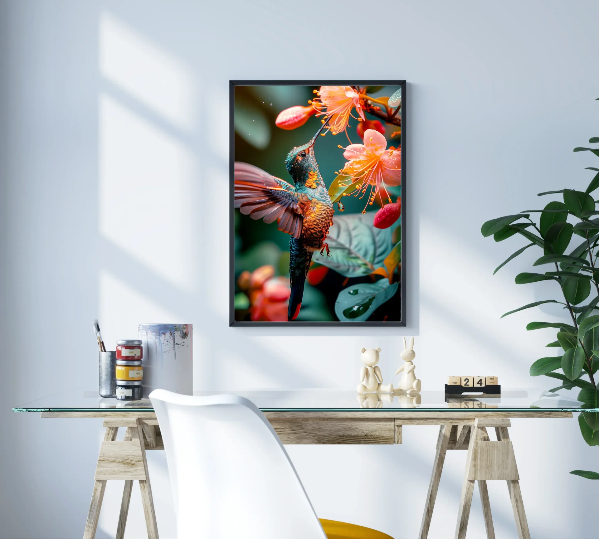 Nektar Ziyafeti Metal Tablo - Görsel 3