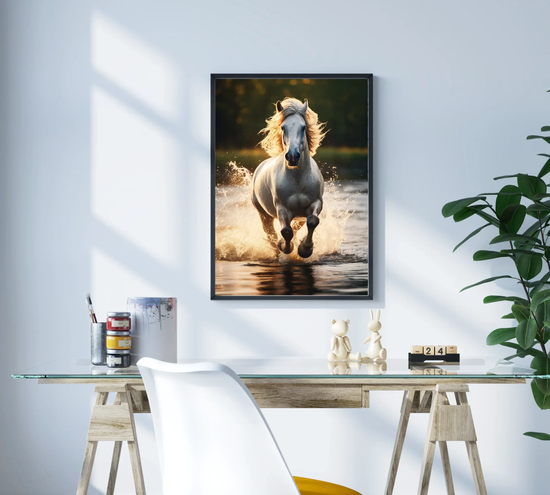 Su Sıçraması Metal Tablo - Görsel 3