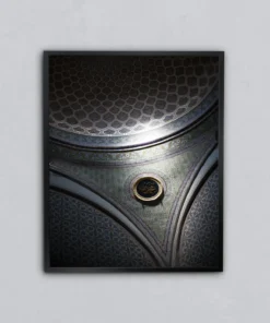 Geometrik Kubbe Deseni Metal Tablo