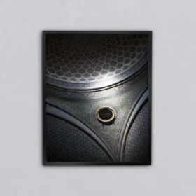 Geometrik Kubbe Deseni Metal Tablo