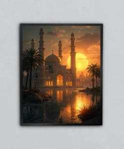 Gün Doğumu Camii Metal Tablo