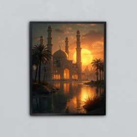 Gün Doğumu Camii Metal Tablo