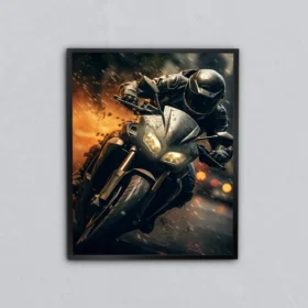 Adrenalin Anı Metal Tablo