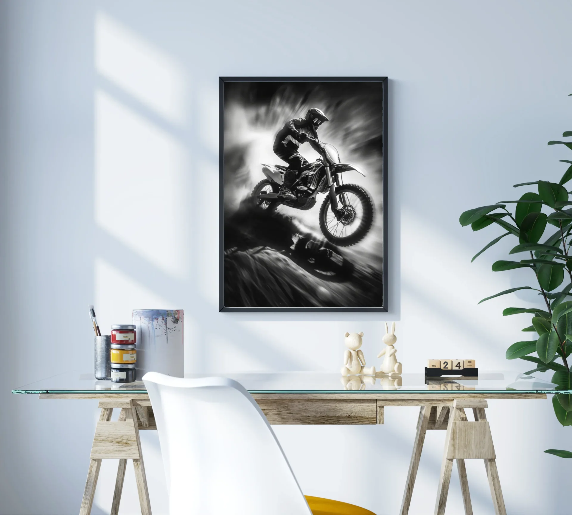 Adrenalin Sıçrayışı Metal Tablo - Görsel 3