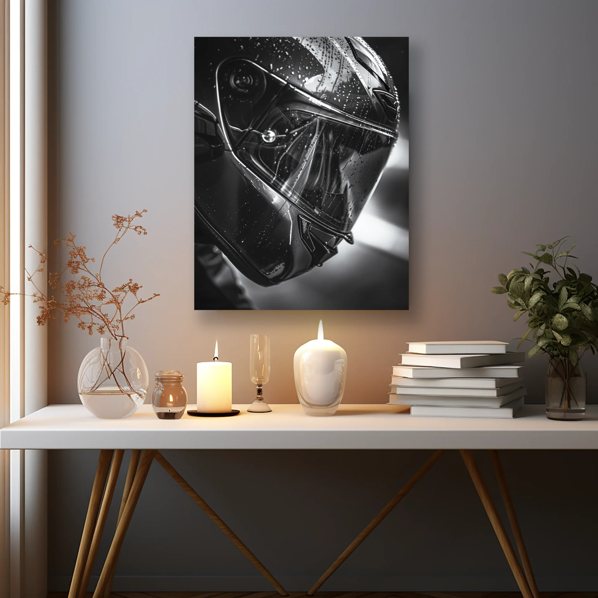 Karanlık Zırh Metal Tablo - Görsel 2