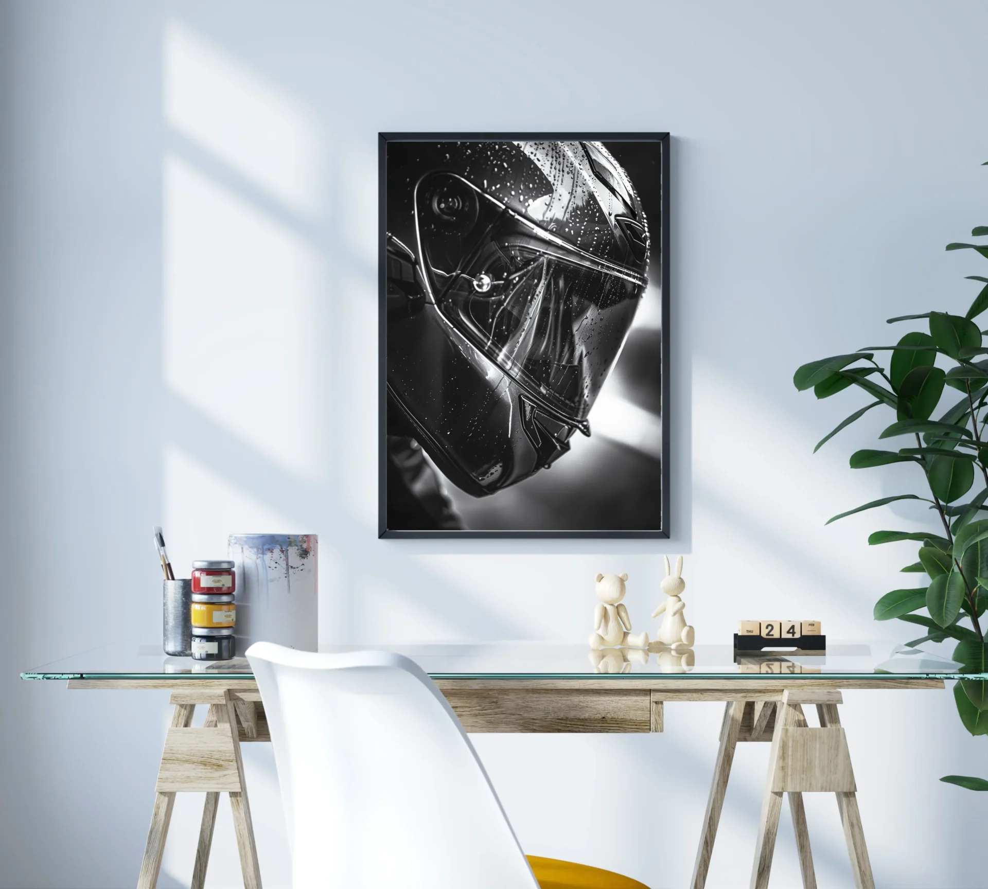 Karanlık Zırh Metal Tablo - Görsel 3